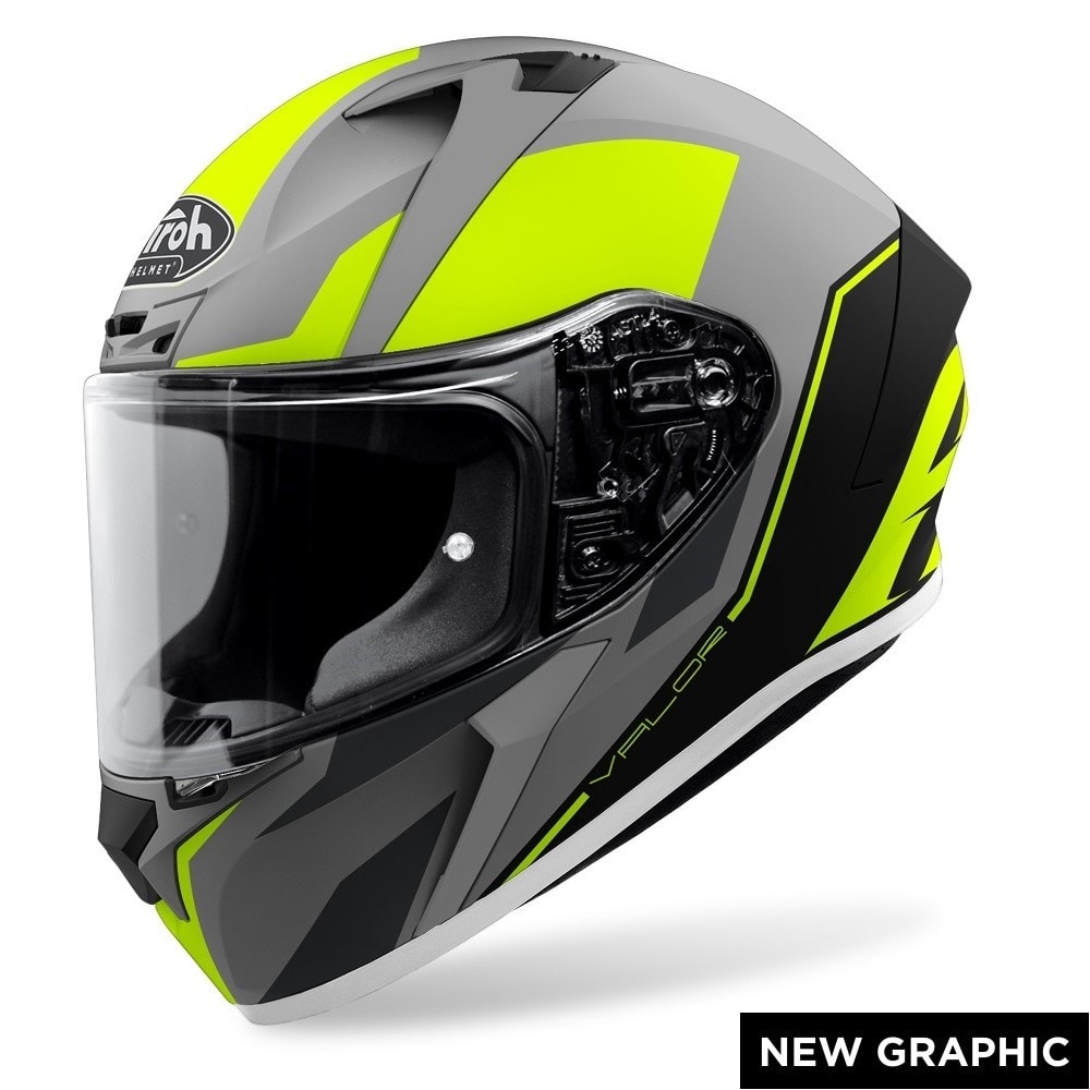 Casco Integrale Airoh Valor Wings Yellow Matt - Kmotoshop.it -  Abbigliamento e accessori moto enduro, cross KTM